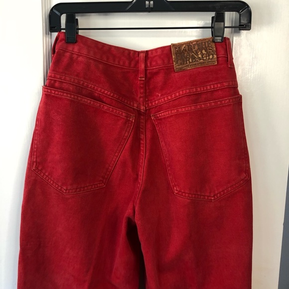 Vintage Marithe Francois Girbaud High Waisted Red Denim - Picture 4 of 10